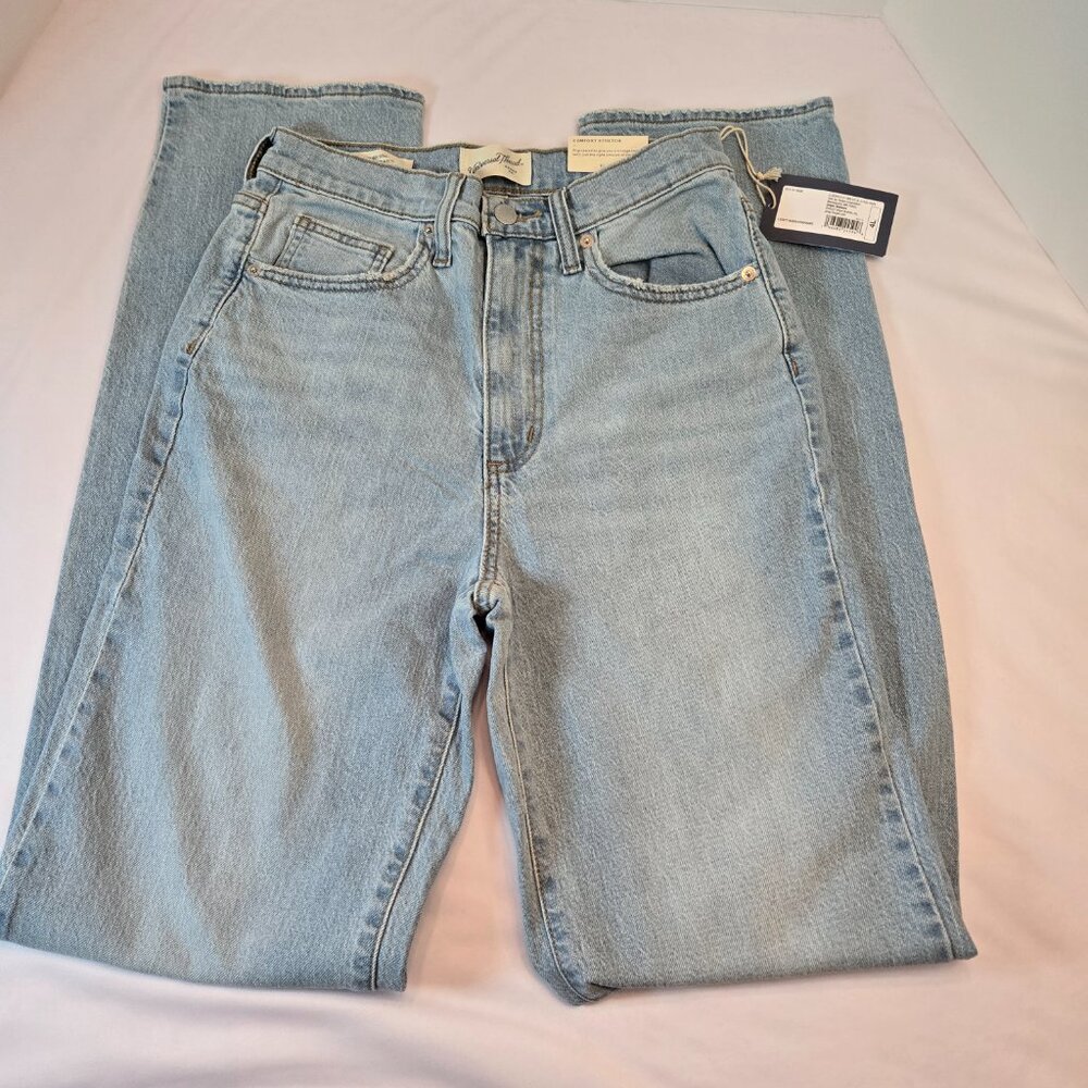 UNIVERSAL THREADS Women's 90's Straight Comfort Jeans  Sz: 4 Light Wash